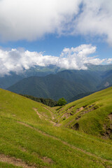 Magnificent views of the mountain village and nature of Azerbaijan