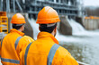 © A2Z AI  - Workers at a Hydroelectric Plant Showcasing Teamwork | Collaboration and Efficiency in Renewable Energy Production