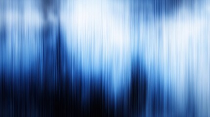 Poster - A mesmerizing abstract pattern featuring smooth vertical blue lines that creates a calming and fluid visual effect. Perfect for modern design.