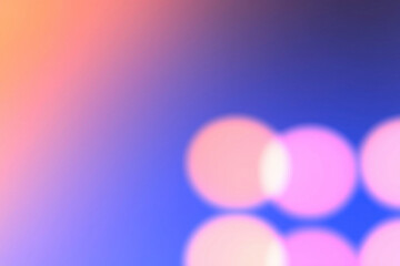Poster - Abstract colorful background with blurred circles and gradient hues creating a dreamy, soft atmosphere perfect for creative projects.