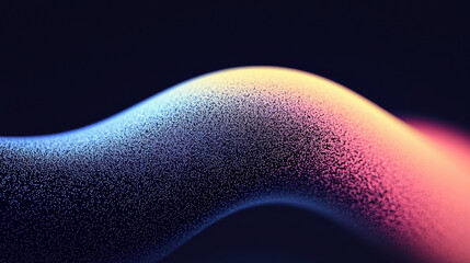 Poster - Abstract colorful wave with a smooth texture, showcasing vibrant gradients and a captivating design that evokes motion and creativity.