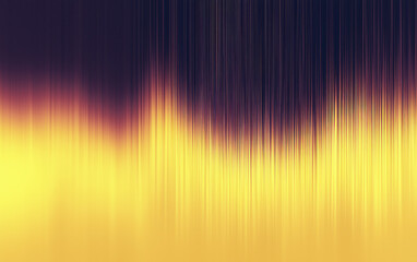 Poster - Vibrant abstract wave pattern with rich gradient colors transitioning from deep purple to bright yellow, evoking energy and movement.