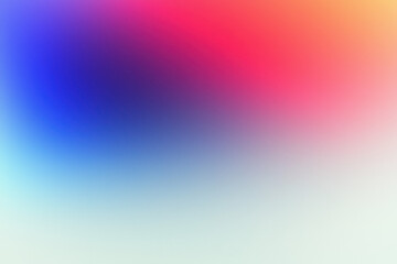 Poster - A vibrant abstract gradient featuring dynamic hues of blue, red, and orange, perfect for backgrounds, designs, and artistic projects.