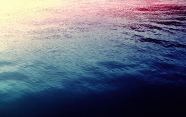 Poster - A serene water surface reflecting soft colors, creating a tranquil and calming atmosphere perfect for relaxation and meditation.