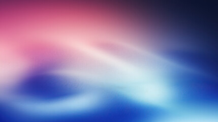 Poster - Abstract gradient background with soft waves of red, pink, and blue hues, perfect for modern design projects and creative artwork.