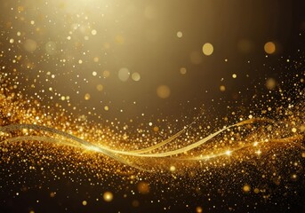 abstract background with gold dust