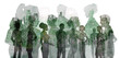 © fotografiedk - Kommunikation und Dialog - Silhouette Körper von Menschen in Gruppen - Vielfalt in der Gesellschaft und Arbeitswelt - Unterschiedliche Kulturen und Eigenschaften