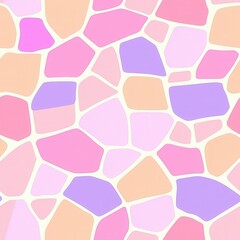 Poster - Abstract Minimalist Digital Network with Colorful Grid Design, seamless pattern