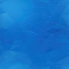 Poster - Abstract Blue Tech Network Background Design, seamless pattern