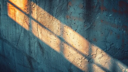 Wall Mural - Light and Shadow on Textured Wall