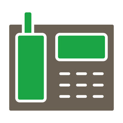 Canvas Print - Telephone Icon Design