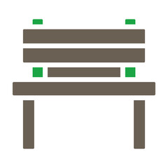 Poster - Bench Icon Design