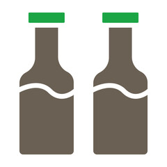 Poster - Bottles Icon Design