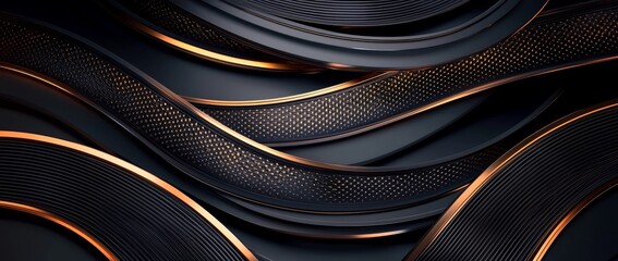 Aufkleber - Template with abstract elements. Japanese pattern background. Geometric shapes.