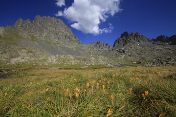 Kaçkar Mountains National Park and mountain lakes