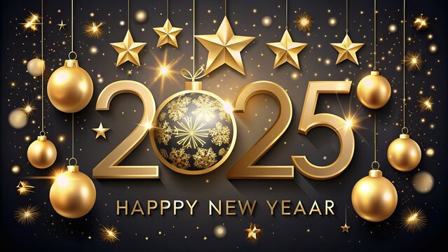 colorful-design-of-happy-new-year-2025-on-christmas 