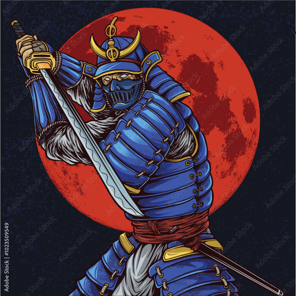 premium vector drawing samurai japanese sword katana line art behind ...