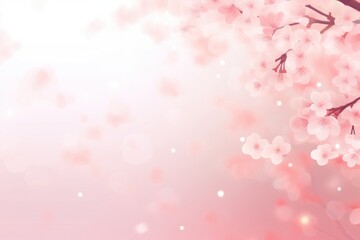 Canvas Print - Soft pink sakura backgrounds abstract outdoors.