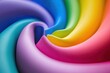 © 6ixpoint6 - Colorful swirl of vibrant, smooth fabric textures on a white background.