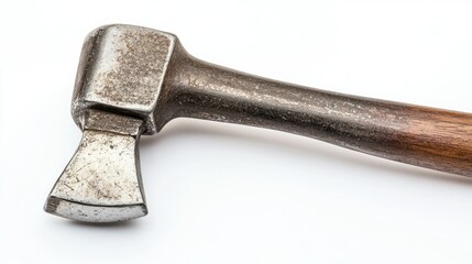 Aufkleber - Vintage Hammer with Wooden Handle and Worn Metal