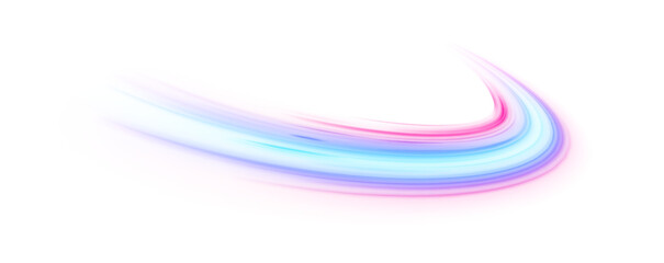 Poster - Blue stripes in the form of drill, turns and swirl. Undulate wave swirl swoosh, dynamic twisted lines. 