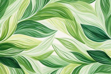 Wall Mural - Green leaves green backgrounds abstract.