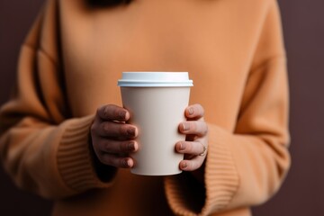 Sticker - Cup coffee drink mug.