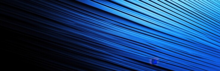Poster - Blue gradient background, blue and black color combination, horizontal line texture Generative AI