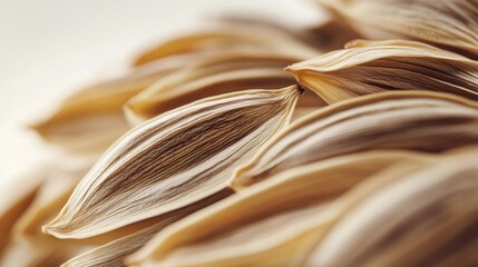 Poster - A Close Up View of Sunflower Seeds Isolated on White