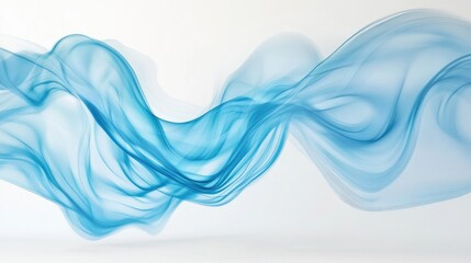 Aufkleber - Abstract background featuring an impressive blue wave design