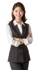 portrait of a smiling businesswoman