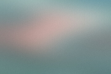 Poster - Gradient abstract background with soft pastel hues blending from pink to green in a smooth transition