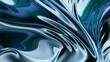 © ADDICTIVE STOCK - Abstract Blue Metal Liquid Flow Background
