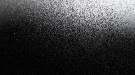 Poster - Black noise grain transparent gradient background. Dust effect with Transparent png overlay background