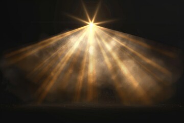 isolated transparent background with sun rays sunrise sunset vector illustration.