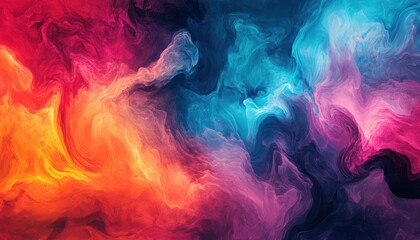 Canvas Print - abstract multicolor texture in hd wallpaper format with vibrant colors