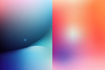 Poster - Vibrant Iridescent Gradient Backgrounds for Creative Design and Digital Art Projects