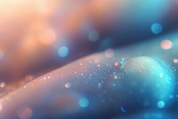 Poster - Vibrant Iridescent Gradient Background Featuring Shimmering Colors and Soft Bokeh Effects