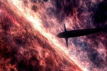 Poster - Exploring the Vibrant Sky of the Singularity Above a Swirling Cosmic Landscape