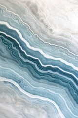 Aufkleber - Exploring the Serene Patterns of The Rivers of Belief With Flowing Shades and Textures