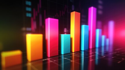Aufkleber - Colorful Data Visualization for Business Analysis