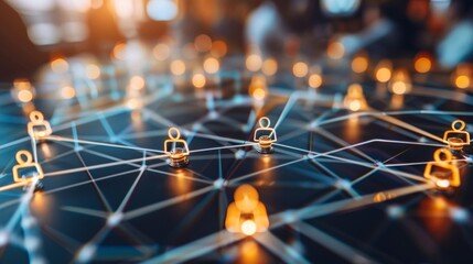 business professionals worldwide collaborating through digital channels, focusing on customer servic