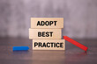 © Uladzislau - text Adopt Best Practice as business concept image