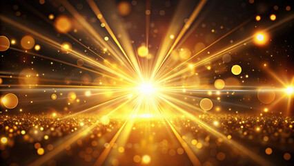 Wall Mural - Radiant beams and glittering specks converge in a dynamic display of digital fireworks.