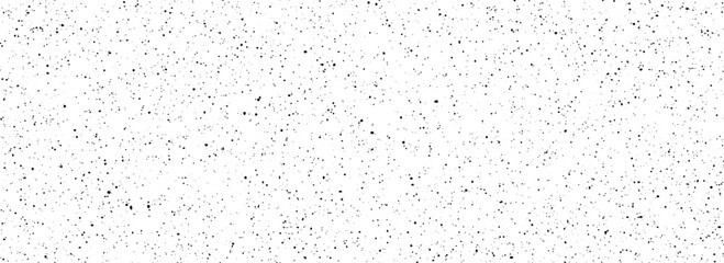 Poster - Seamless grainy speckle texture. Distress grunge dot background. Black gritty splash repeated pattern. Splattered dirty grit overlay with drops, specks, flecks. Gravel noise for banner, poster. Vector