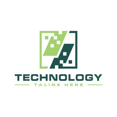 Sticker - future technology logo