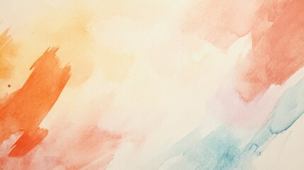 Poster - A background with soft watercolor textures, 