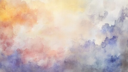 Poster - A background with soft watercolor textures, 