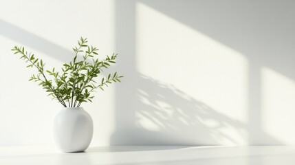 Poster - A clean and bright white background with soft textures, 