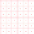 © Nichapa - Valentine's day candy hearts and pink red white tartan plaid vector patterns. Heart check design seamless pattern. Illustration vector 10 eps.